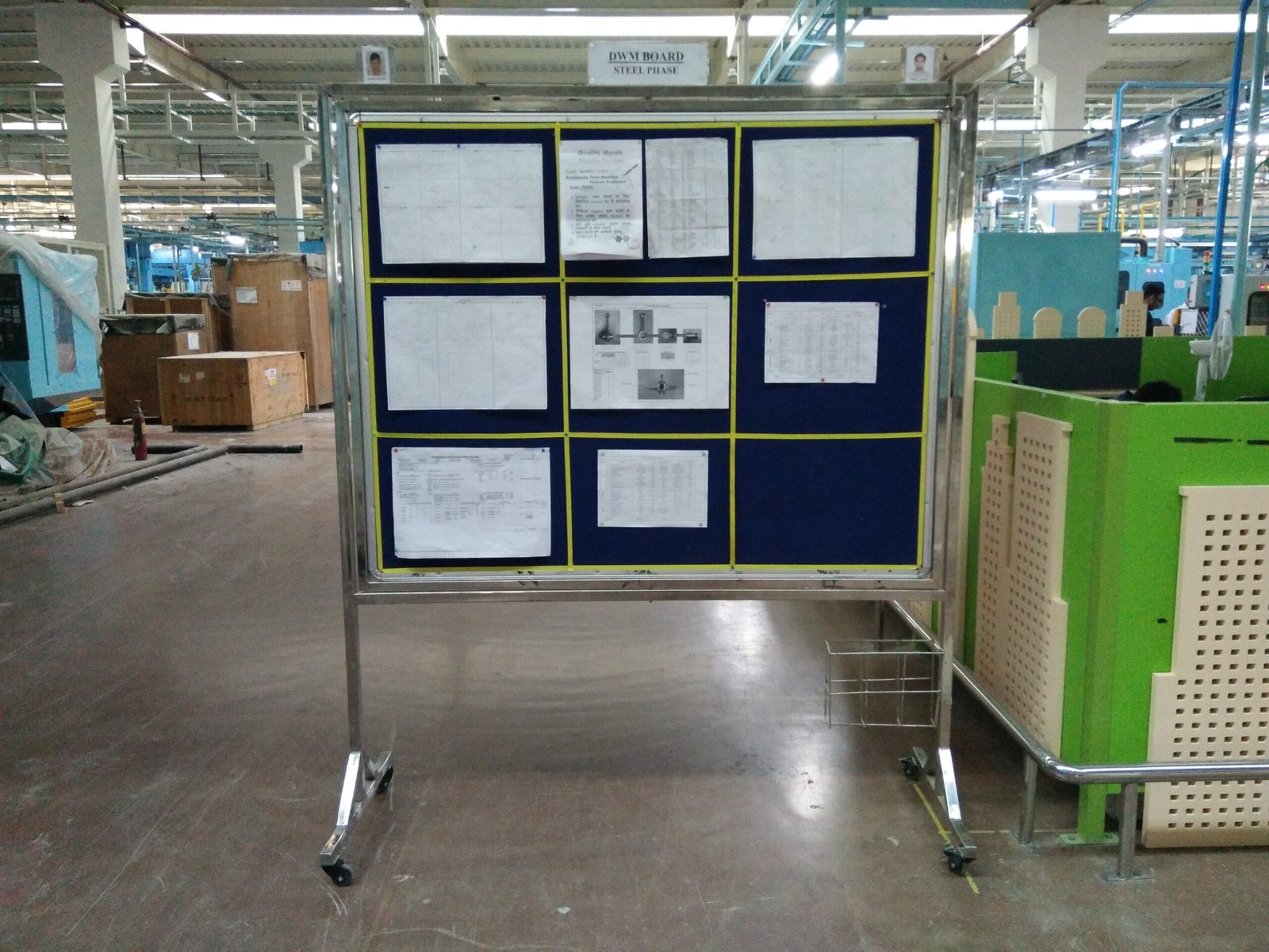 Stainless steel display board Stainless steel display board