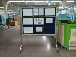 Stainless steel display board